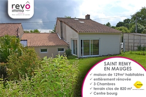 maison à la vente -   49110  SAINT REMY EN MAUGES, surface 129 m2 vente maison - GAR030305